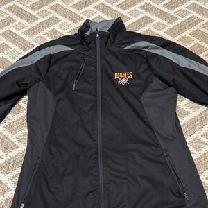 Antigua Black and Gray Pittsburgh Pirates Full Zip jacket
Size medium